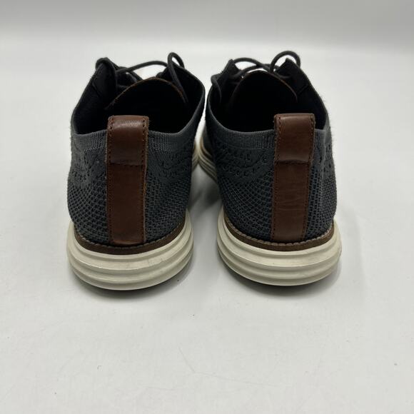 Cole Haan Original Grand Men’s 10.5 M Dress Casual Shoes GRAY Stitchlite Wingtip